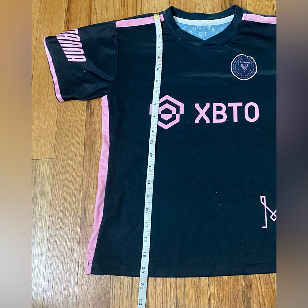 Inter Miami CF Messi #10 Black Away Jersey Kids Youth Small Crypto XBTO - Picture 4 of 4